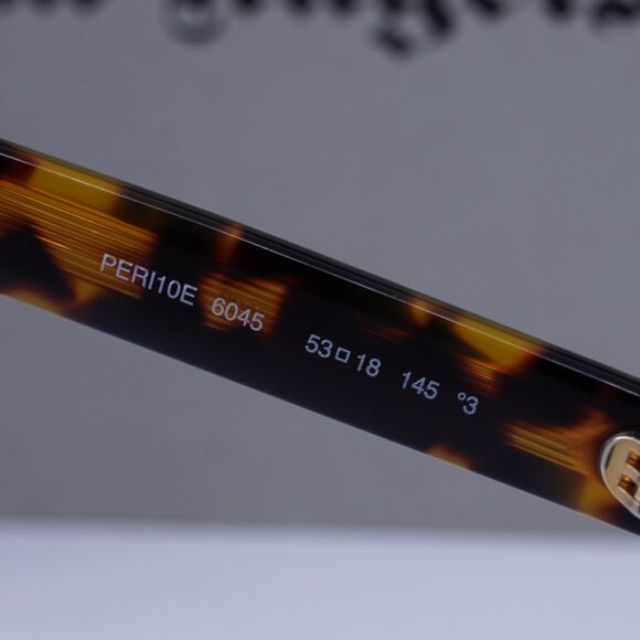 Palm Angels PERI10E CLAIRE 6045 Cat Eye Sunglasses - Havana/Blue - Picture 7 of 9